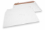 Corrugated cardboard envelopes white - 320 x 485 mm | PIT Packaging.com | Bestbuyenvelopes