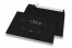 Coloured Christmas envelopes - Black, with Christmas decoration | PIT Packaging.com | Bestbuyenvelopes