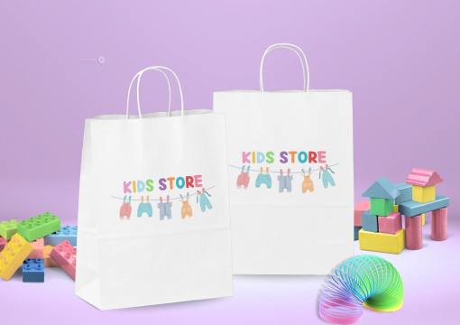 Paper carrier bags with twisted handles | PIT Packaging.com | Bestbuyenvelopes