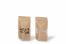 Stand up pouch with window - brown, 110 x 185 x 70 mm, 250 ml | PIT Packaging.com | Bestbuyenvelopes