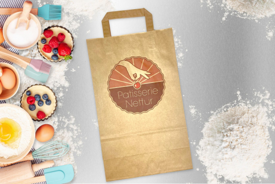 Paper carrier bags with folded handles | PIT Packaging.com | Bestbuyenvelopes
