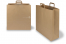 Paper carrier bags with folded handles - brown, 450 x 170 x 480 mm | PIT Packaging.com | Bestbuyenvelopes