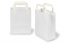 Paper carrier bags with folded handles - white, 180 x 80 x 220 mm | PIT Packaging.com | Bestbuyenvelopes