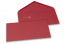 Coloured greeting card envelopes - dark red, 110 x 220 mm | PIT Packaging.com | Bestbuyenvelopes
