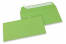 Apple green coloured paper envelopes - 110 x 220 mm | PIT Packaging.com | Bestbuyenvelopes
