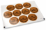 Baptism envelope seals - mi bautizo brown with black wreath | PIT Packaging.com | Bestbuyenvelopes