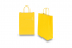 Paper carrier bags with twisted handles - yellow, 220 x 100 x 310 mm, 90 gsm | PIT Packaging.com | Bestbuyenvelopes