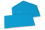 Coloured greeting card envelopes - ocean blue, 110 x 220 mm | PIT Packaging.com | Bestbuyenvelopes