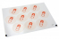 Birth envelope seals - safety pin red | PIT Packaging.com | Bestbuyenvelopes