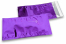 Coloured metallic foil envelopes purple - 114 x 229 mm | PIT Packaging.com | Bestbuyenvelopes