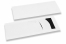Cutlery bags white with incision + black paper napkin | PIT Packaging.com | Bestbuyenvelopes
