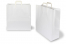 Paper carrier bags with folded handles - white, 450 x 170 x 420 mm | PIT Packaging.com | Bestbuyenvelopes