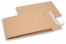 Gusset pocket V-bottomed envelopes - brown | PIT Packaging.com | Bestbuyenvelopes