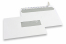 Window envelopes, white, 156 x 220 mm (EA5), window on right 40 x 110 mm, window position 15 mm from the right side and 66 mm from the bottom, 90 gram, closure with seal strip, weight each approx. 5 g. | PIT Packaging.com | Bestbuyenvelopes