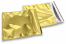 Coloured metallic foil envelopes gold - 165 x 165 mm | PIT Packaging.com | Bestbuyenvelopes