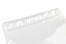 Example of the sealing seam of the heatsealer type 302LM on a transparant stand up pouch: 2-layer 12PET/80PE material | PIT Packaging.com | Bestbuyenvelopes