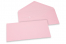 Coloured greeting card envelopes - light pink, 110 x 220 mm | PIT Packaging.com | Bestbuyenvelopes