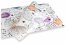 Easter themed tissue paper - black with colours | PIT Packaging.com | Bestbuyenvelopes