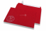 Coloured Christmas envelopes - Red, with snowman | PIT Packaging.com | Bestbuyenvelopes