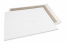 Board-backed envelopes - 550 x 700 mm, 120 gr white kraft front, 700 gr grey duplex back, no glue / no strip closure | PIT Packaging.com | Bestbuyenvelopes