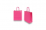 Paper carrier bags with twisted handles - bright pink, 180 x 80 x 220 mm, 90 gsm | PIT Packaging.com | Bestbuyenvelopes