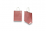 Paper carrier bags with twisted handles - pink metallic, 180 x 80 x 220 mm, 90 gsm | PIT Packaging.com | Bestbuyenvelopes