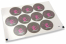 Baptism envelope seals - pink hand with small gray hand | PIT Packaging.com | Bestbuyenvelopes