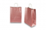 Paper carrier bags with twisted handles - pink metallic, 260 x 120 x 350 mm, 90 gsm | PIT Packaging.com | Bestbuyenvelopes