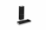 Block bottom paper bags black - 70 x 40 x 205 mm without window, 100 ml | PIT Packaging.com | Bestbuyenvelopes