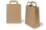 Paper carrier bags with folded handles - brown, 220 x 105 x 280 mm | PIT Packaging.com | Bestbuyenvelopes