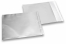Silver coloured matt metallic foil envelopes - 165 x 165 mm | PIT Packaging.com | Bestbuyenvelopes
