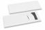 Cutlery bags white with incision + dark grey paper napkin | PIT Packaging.com | Bestbuyenvelopes