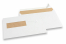 Window envelopes offwhite, 162 x 229 mm (C5), window left 40 x 110 mm, window position 20 mm from the left side and 72 mm from the bottom, 90gsm, approx. 7g. per unit  | PIT Packaging.com | Bestbuyenvelopes