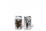 Stand up pouches metallic transparent - silver metallic, 85 x 145 x 50 mm - 100 ml | PIT Packaging.com | Bestbuyenvelopes