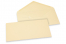Coloured greeting card envelopes - ivory white, 110 x 220 mm | PIT Packaging.com | Bestbuyenvelopes