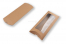 Brown pillow boxes  - 110 x 220 x 35 mm - with window 70 x 180 mm | PIT Packaging.com | Bestbuyenvelopes
