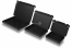Black shipping boxes  - black interior | PIT Packaging.com | Bestbuyenvelopes