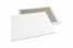 Board-backed envelopes - 400 x 500 mm, 120 gr white kraft front, 700 gr grey duplex back, no glue / no stripclosure | PIT Packaging.com | Bestbuyenvelopes