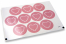 Love envelope seals - pink with white heart with leaves | PIT Packaging.com | Bestbuyenvelopes