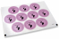 Baptism envelope seals - mi bautizo pink with hearts | PIT Packaging.com | Bestbuyenvelopes