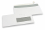 Window envelopes, white, 114 x 229 mm (C5/6), window on right 40 x 110 mm, window position 15 mm from the right side and 24 mm from the bottom, 90 gram, closure with seal strip | PIT Packaging.com | Bestbuyenvelopes