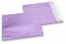 Lilac coloured matt metallic foil envelopes - 165 x 165 mm | PIT Packaging.com | Bestbuyenvelopes