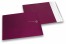 Burgundy coloured matt metallic foil envelopes - 165 x 165 mm | PIT Packaging.com | Bestbuyenvelopes