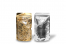 Stand up pouches metallic transparent - gold metallic, 130 x 225 x 70 mm - 500 ml | PIT Packaging.com | Bestbuyenvelopes