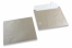 Silver coloured mother-of-pearl envelopes - 155 x 155 mm | PIT Packaging.com | Bestbuyenvelopes