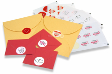 Love envelope seals - various | PIT Packaging.com | Bestbuyenvelopes