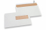 Window envelopes offwhite, 156 x 220 mm (EA5), window right 40 x 110 mm, window position 15 mm from the right side and 66 mm from the bottom, 90gsm, approx. 7g. per unit  | PIT Packaging.com | Bestbuyenvelopes