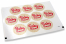 Birth envelope seals - babyshower checkered | PIT Packaging.com | Bestbuyenvelopes