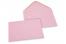 Coloured greeting card envelopes - light pink, 133 x 184 mm | PIT Packaging.com | Bestbuyenvelopes