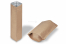 Brown kraft stand up pouches - foldable bottom | PIT Packaging.com | Bestbuyenvelopes